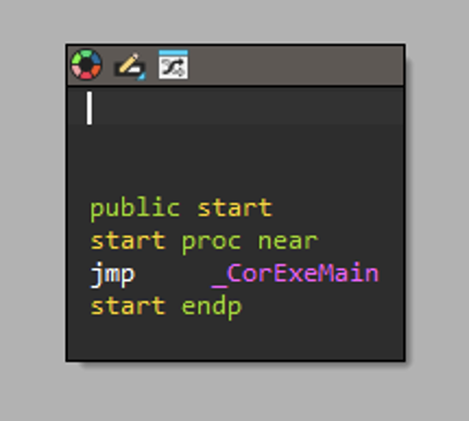 _CorExeMain in IDA